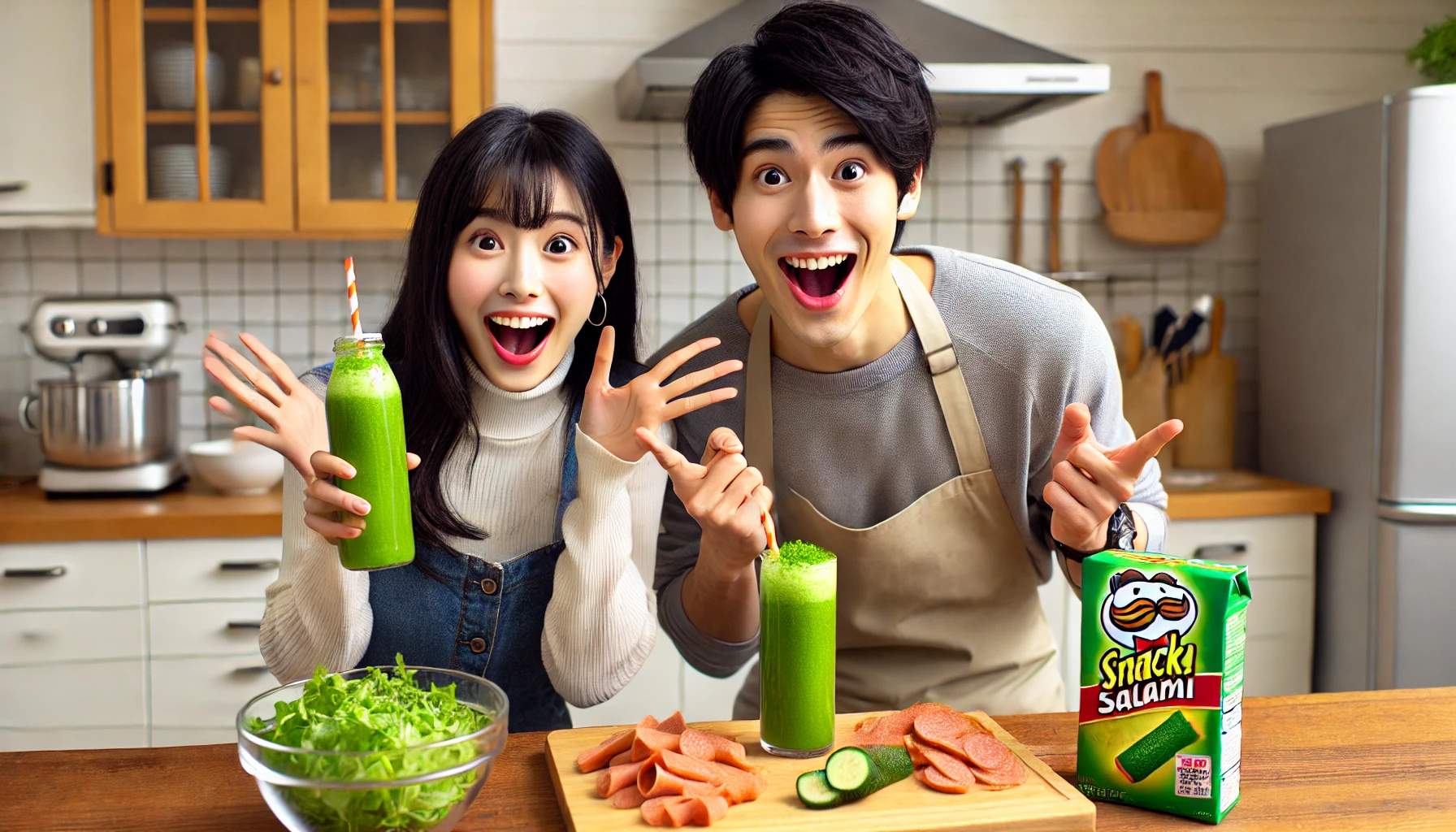 🌟 驚愕の青汁レシピ！おやつカルパスと青汁の究極コラボ！？🌟